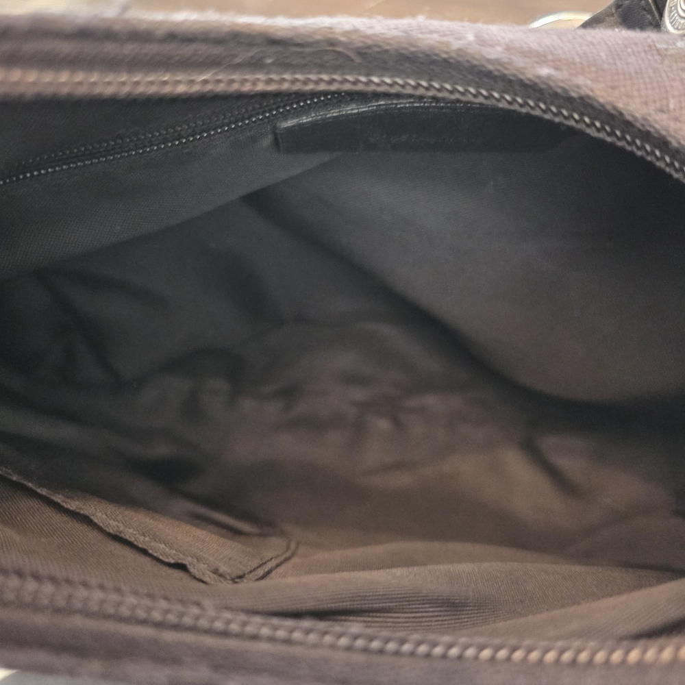 Harley-Davidson Women's Hobo Handbag in canvas with genuine leather trim - Picture 8 of 8